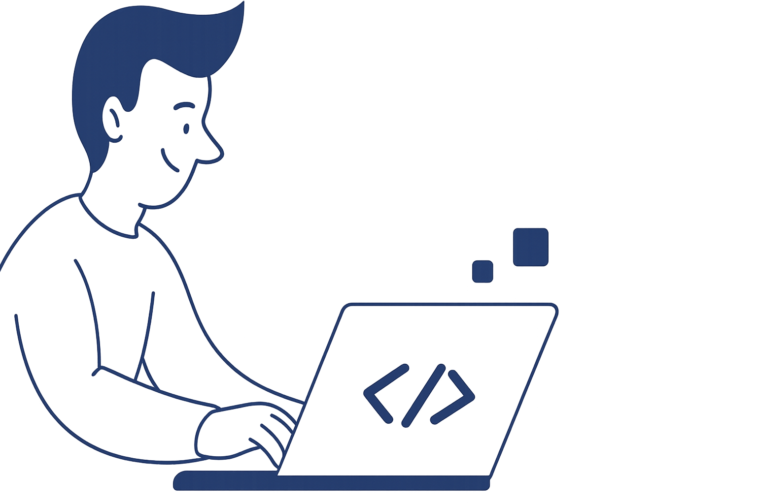 Programmierer Illustration